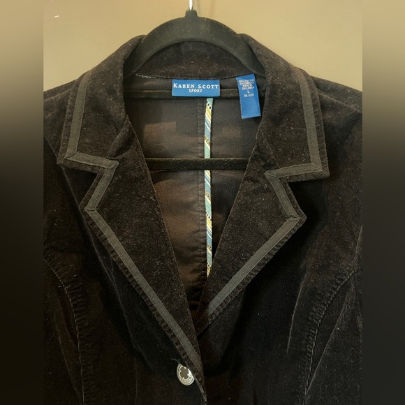 Karen Scott corduroy sport jacket size Large - Picture 2 of 11
